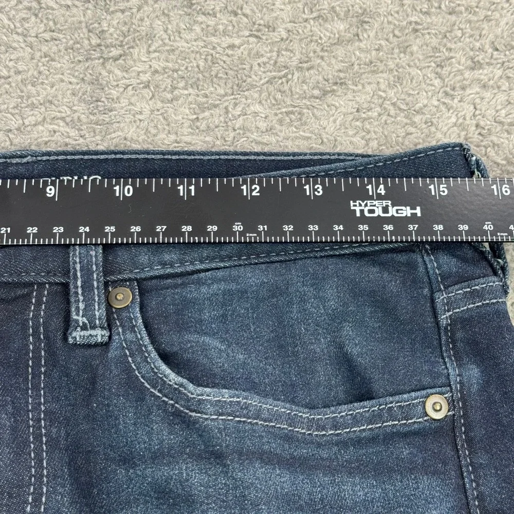 Banana Republic Travel Jeans 31x27 (hemmed) Slim Fit Washed Indigo Blue Stretch